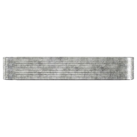 Vidaxx plantekasse 396x100x68 cm galvaniseret stål sølvfarvet