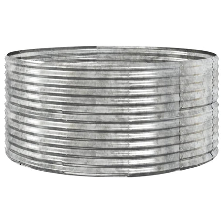 Vidaxx plantekasse 140x140x68 cm galvaniseret stål sølvfarvet