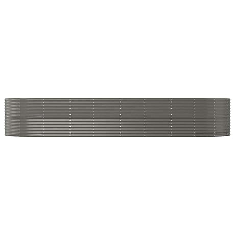Vidaxx plantekasse 367x140x68 cm galvaniseret stålgrå