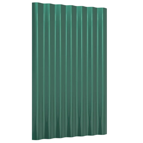 Vidaxx tagplader 36 stk 60x36 cm galvaniseret stålgrøn