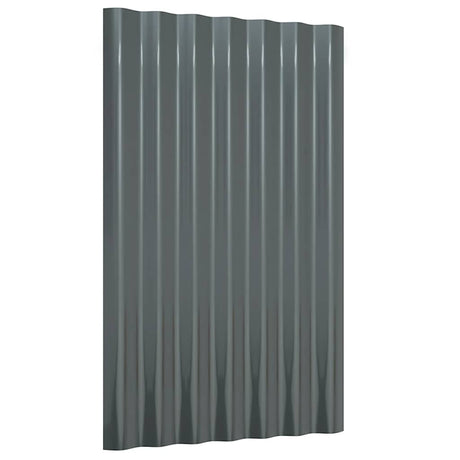 Vidaxx tagplader 36 stk 60x36 cm galvaniseret stål antracit