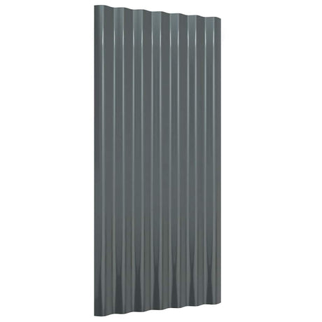 Vidaxx tagplader 36 stk 80x36 cm galvaniseret stål antracit