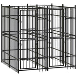 Vidaxl Dog Kennel 3,69 m² stål