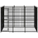 Vidaxl Dog Kennel 8,29 m² stål