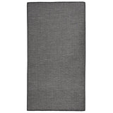 Vidaxl uden for tæppet fladt vævet 80x150 cm grå