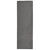 Vidaxl uden for tæppet fladt vævet 80x250 cm grå