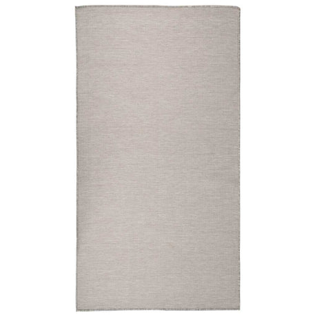 Vidaxx udendørs tæppe fladvævet 80x150 cm lysegrå