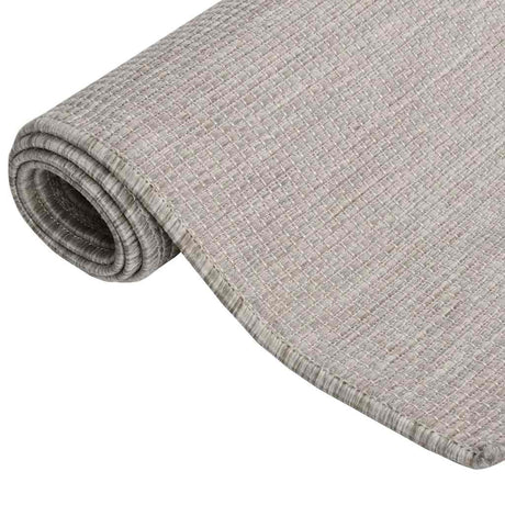 Vidaxx udendørs tæppe fladvævet 80x150 cm lysegrå