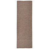 Vidaxl uden for tæppet fladt vævet 80x250 cm brun
