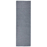Vidaxl uden for tæppet fladt vævet 80x250 cm blå