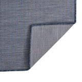 Vidaxl uden for tæppet fladt vævet 80x250 cm blå