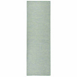 Vidaxl uden for tæppet fladt vævet 80x250 cm turkis