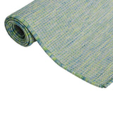 Vidaxl uden for tæppet fladt vævet 160x230 cm turkis