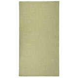 Vidaxl uden for tæppet fladt vævet 80x150 cm grøn