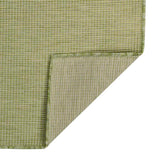 Vidaxl uden for tæppet fladt vævet 80x250 cm grøn