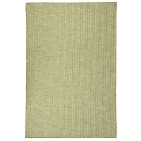 Vidaxl uden for tæppet fladtvævet 120x170 cm grøn
