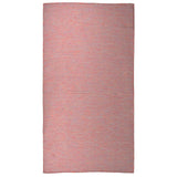 Vidaxl uden for tæppet fladt vævet 80x150 cm rød