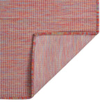 Vidaxl uden for tæppet fladt vævet 80x150 cm rød