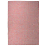 Vidaxl uden for tæppet fladt vævet 160x230 cm rød