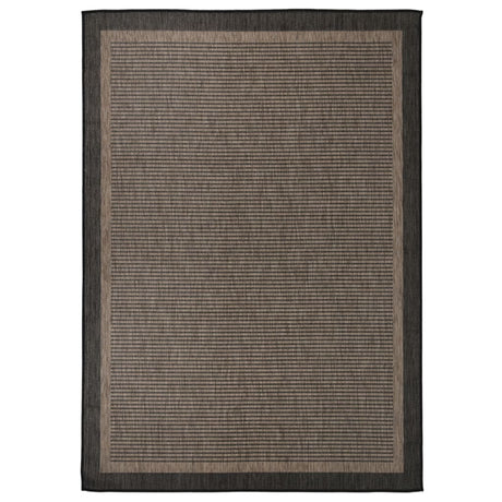 Vidaxx udendørs tæppe fladvævet 140x200 cm mørkebrunt