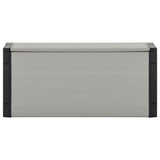 Vidaxl Garden Waste Bin 85x34x40 cm grå