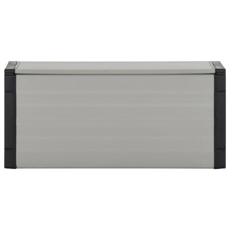 Vidaxl Garden Waste Bin 85x34x40 cm grå