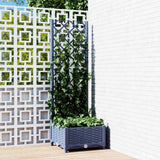 Vidaxl Planning Box med Trellis Blue Grey 40x40x121,5 cm pp