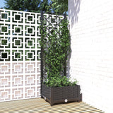 Vidaxl Planning Box med Trellis Black 40x40x121,5 cm pp