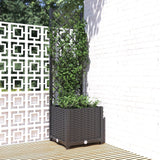 Vidaxxl plantekasse med espalier sort 40x40x136 cm s