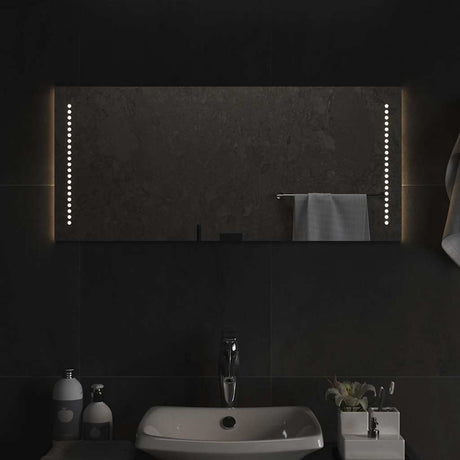 Vidaxl badkamerspiegel led 90x40 cm