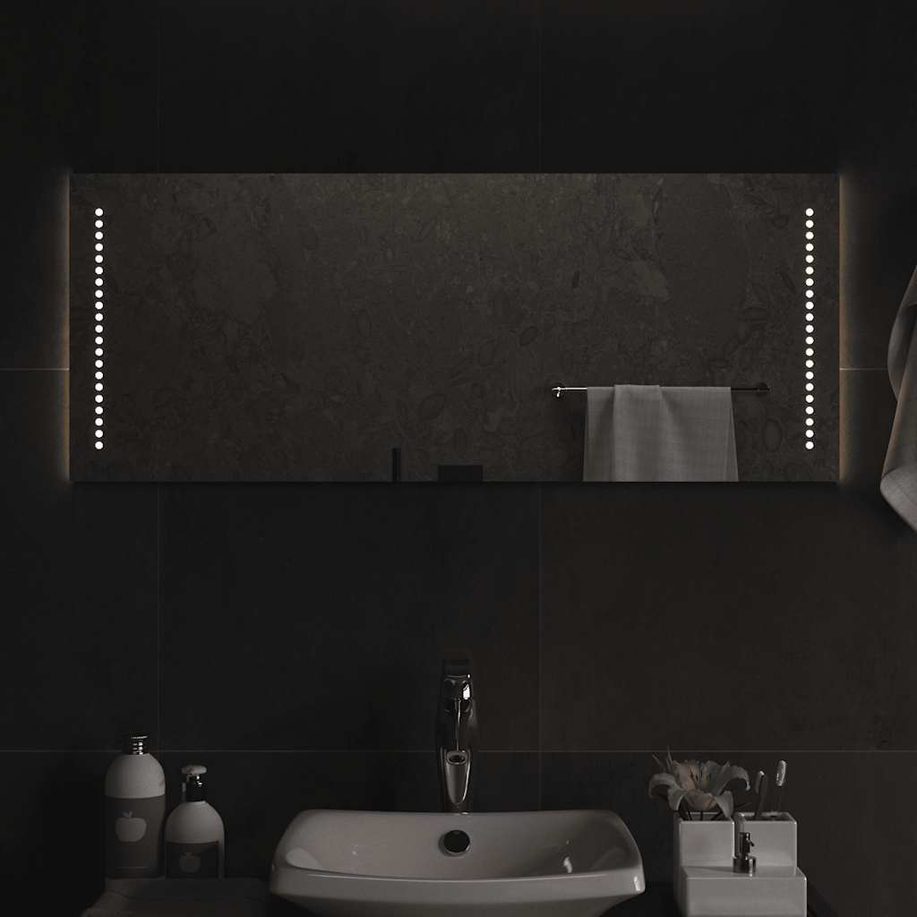 Vidaxl badkamerspiegel led 100x40 cm