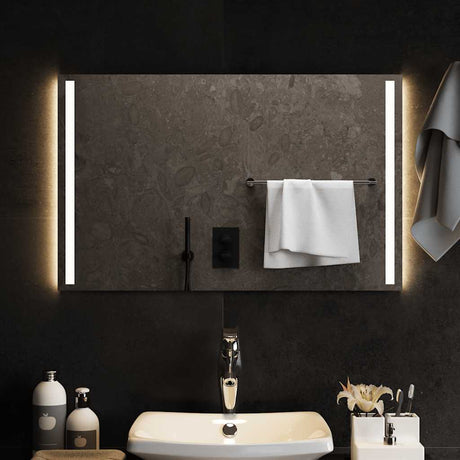 Vidaxx badeværelsesspejl LED 80x50 cm
