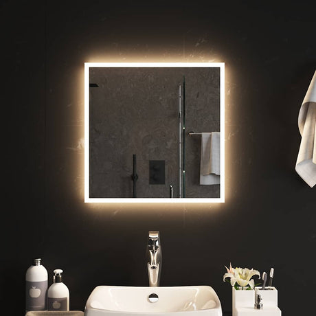 Vidaxx badeværelsesspejl LED 50x50 cm