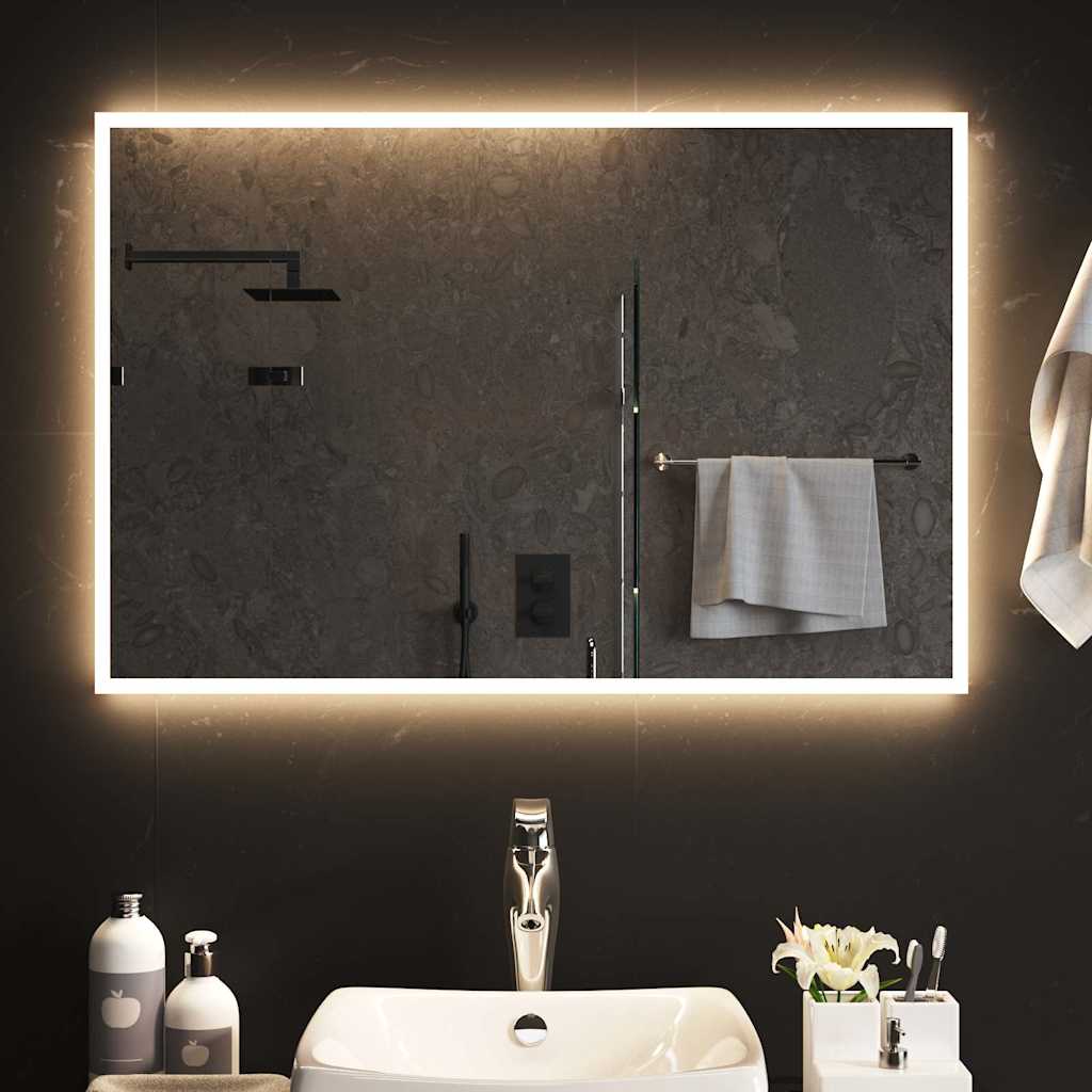 Vidaxx badeværelsesspejl LED 90x60 cm