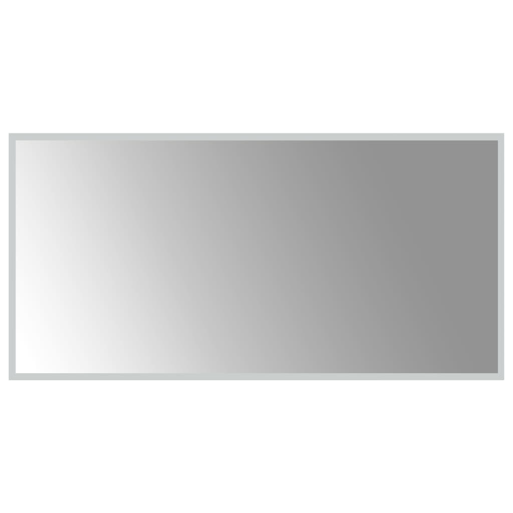 Vidaxl badeværelse spejl LED 100x50 cm