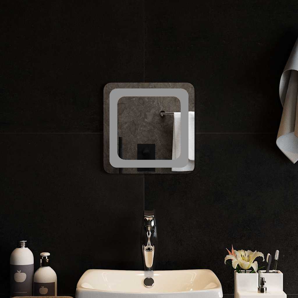 Vidaxx badeværelsesspejl LED 30x30 cm