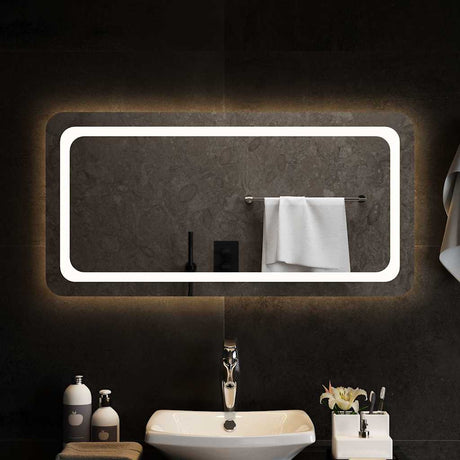 Vidaxx badeværelsesspejl LED 100x50 cm