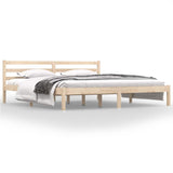 Vidaxl bedframe massief grenenhout 180x200 cm