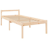 Vidaxl seniorenbed massief grenenhout 90x190 cm