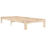 Vidaxl bedframe massief grenenhout 90x200 cm