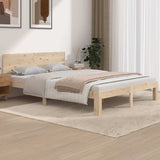 Vidaxl bedframe massief grenenhout 140x190 cm