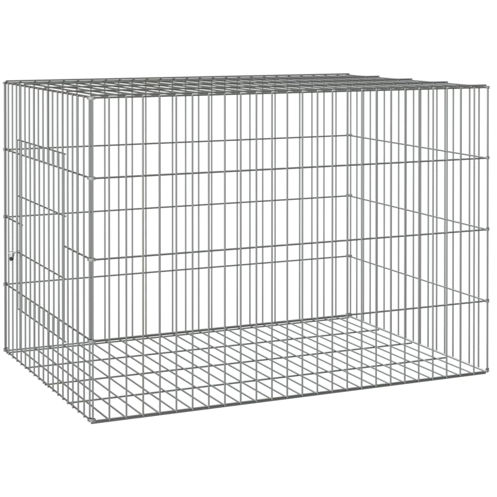 Vidaxl Rabbit Cage 78x54x54 cm galvaniseret jern