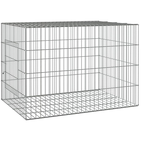 Vidaxl Rabbit Cage 78x54x54 cm galvaniseret jern