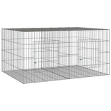 Vidaxl Rabbit Cage med 2 paneler 110x79x54 cm galvaniseret jern