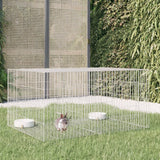 Vidaxl Rabbit Cage med 2 paneler 110x79x54 cm galvaniseret jern