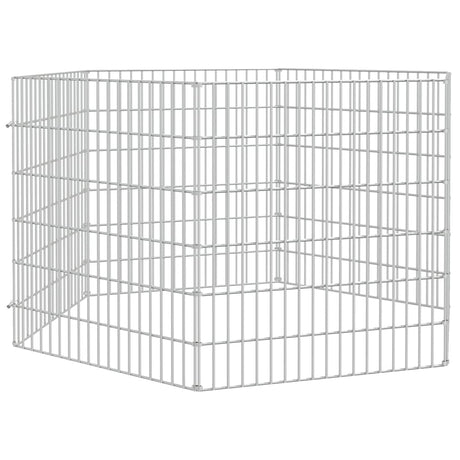 Vidaxl Animal Shelter 6 paneler 54x60 cm galvaniseret jern
