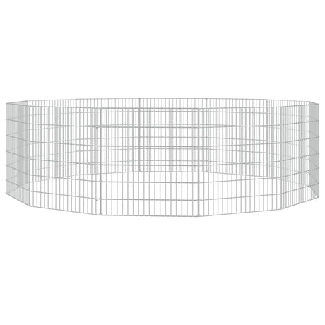 Vidaxl Animal Storage 12 Panels 54x60 cm galvaniseret jern