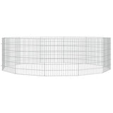 Vidaxl Animal Storage 12 Panels 54x60 cm galvaniseret jern