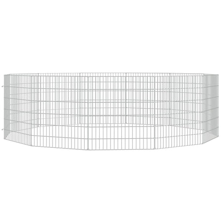 Vidaxl Animal Storage 12 Panels 54x60 cm galvaniseret jern