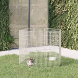 Vidaxl Animal Encabony 6 Panels 54x80 cm galvaniseret jern